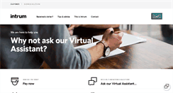 Desktop Screenshot of intrum.co.uk