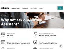 Tablet Screenshot of intrum.co.uk